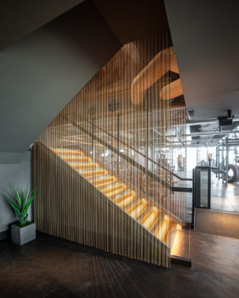 Staircase at the BRX london Gym