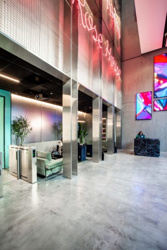 office lobby in london soho