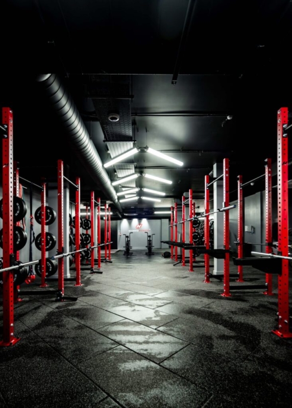Gym interior photoshoot