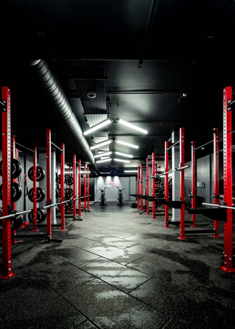 Gym interior photoshoot