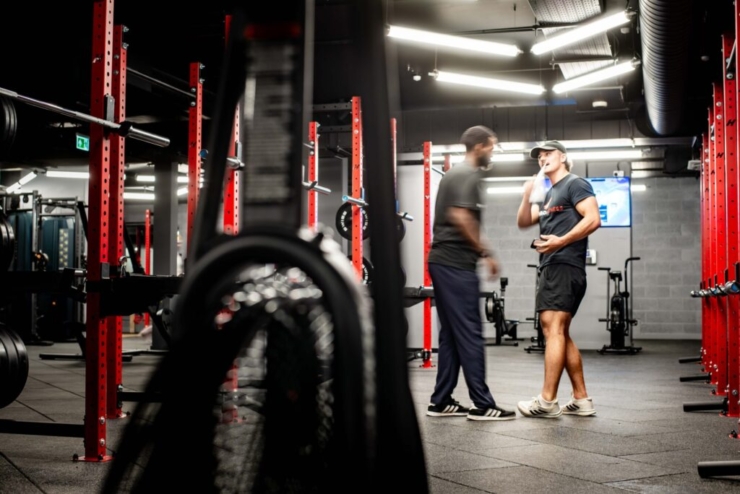 Gym interior photoshoot